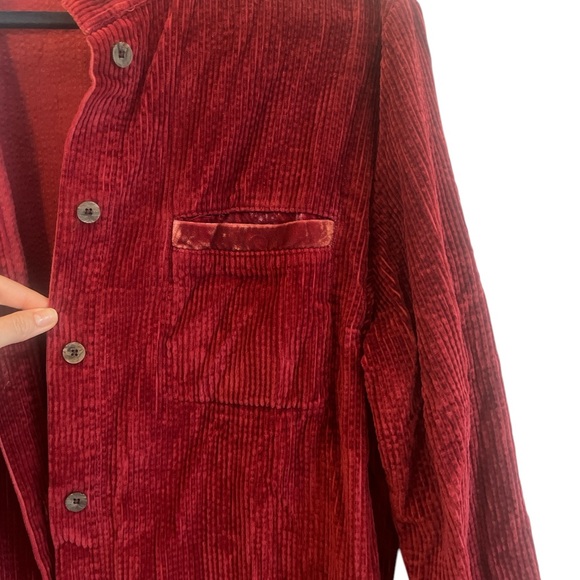 NORDSTROM Corduroy Button Up Shacket - Picture 2 of 4